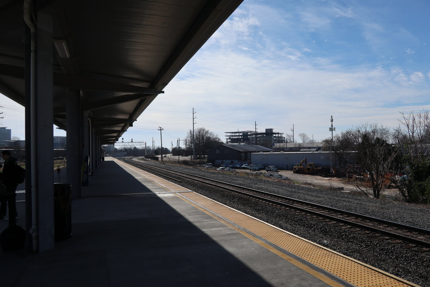 Raleigh Union Station - プラットフォーム (2020年2月撮影)