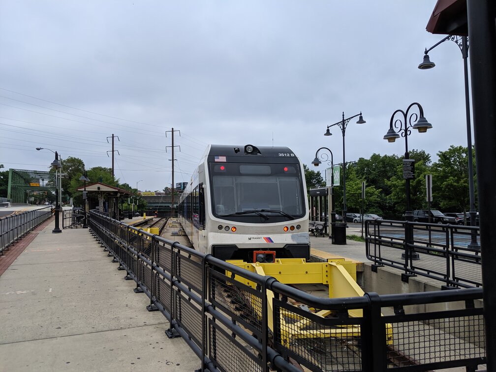 Trenton Transit Center - ライトレール駅 (2019年7月撮影)