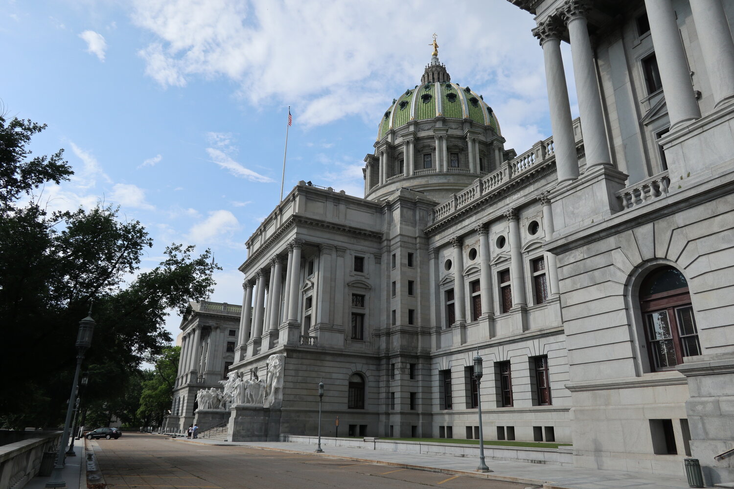 The Pennsylvania State Capitol (2019年7月撮影)