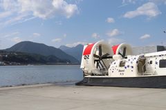 西大分ターミナルとホーバークラフト