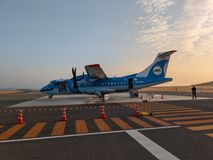 この日唯一の搭乗機(みぞか号, JA01AM)@天草空港(1便目搭乗前)