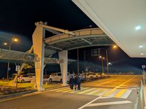 夜になった天草空港