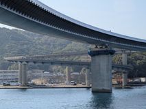 牛深ハイヤ大橋の下須島のループ