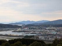 広瀬公園からの天草市の風景