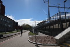近郊電車のTondi駅