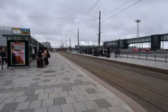 Helsinkiのフェリーターミナル最寄りのトラム停留所 (Länsiterminaali 2)