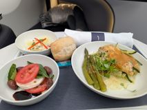 四便目の機内食(AY) (1)