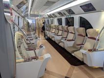 Doha metroのGold classの車内
