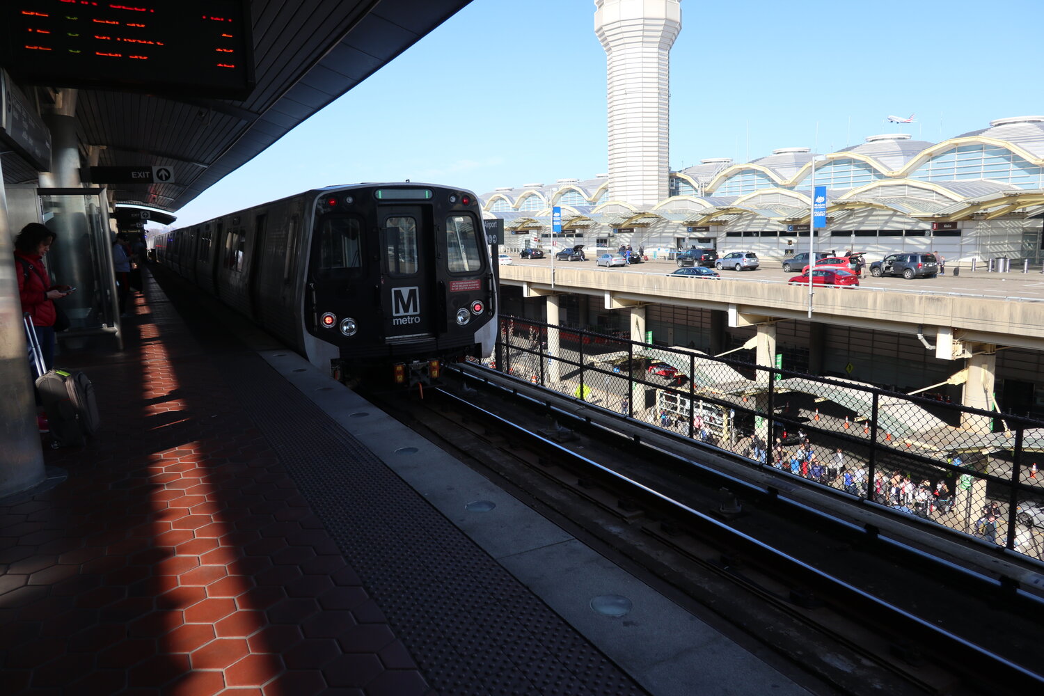 Ronald Reagan Washington National Airport Station (2020年2月撮影)