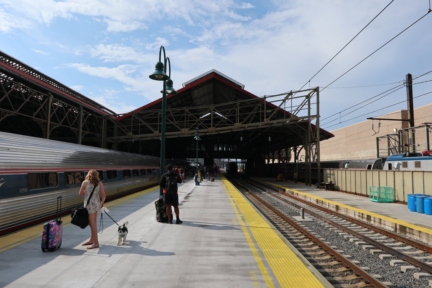 Harrisburg Transportation Center - Platform (2019年7月撮影)