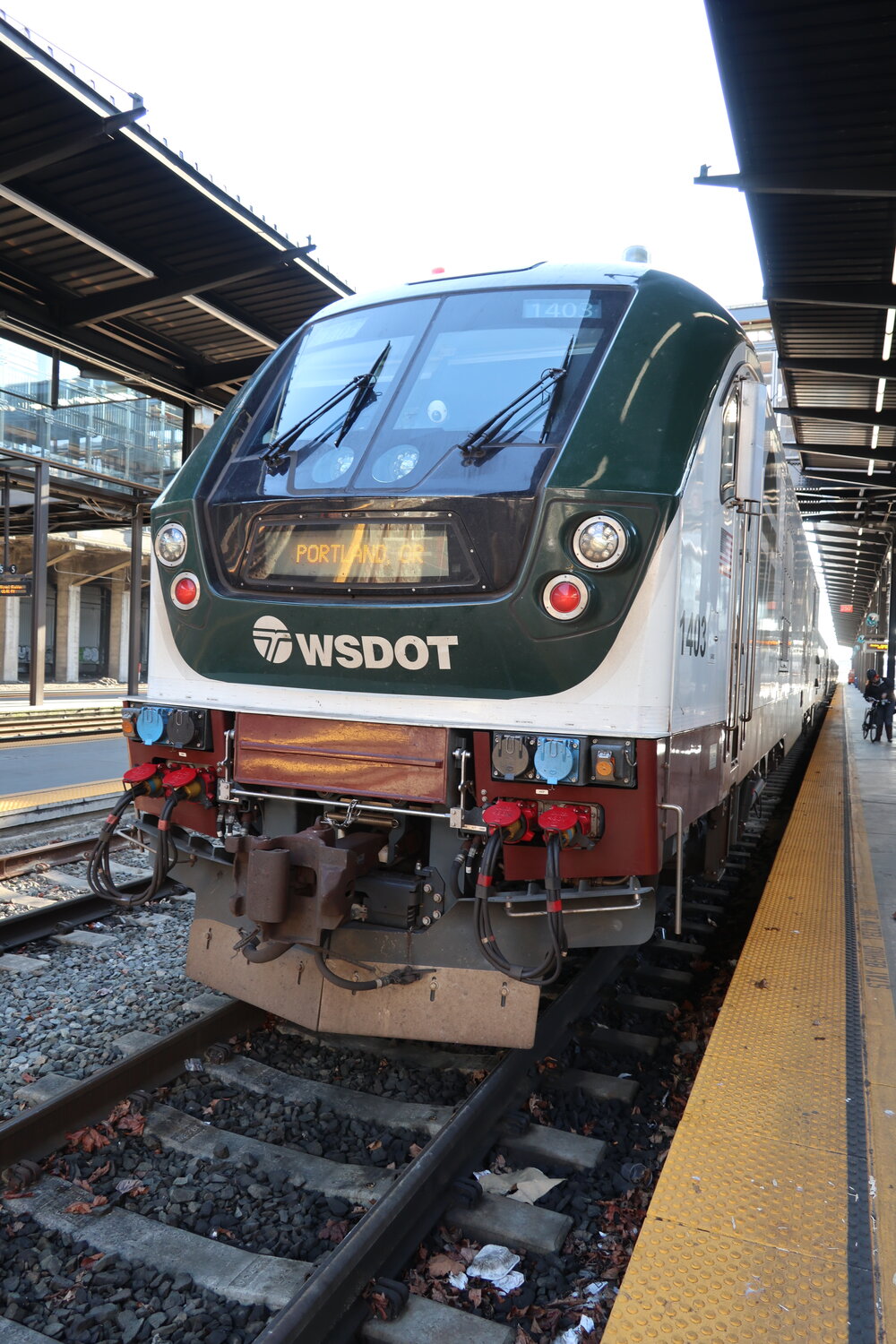 Amtrak Cascades @ Seattle Union Station (2019年1月撮影)