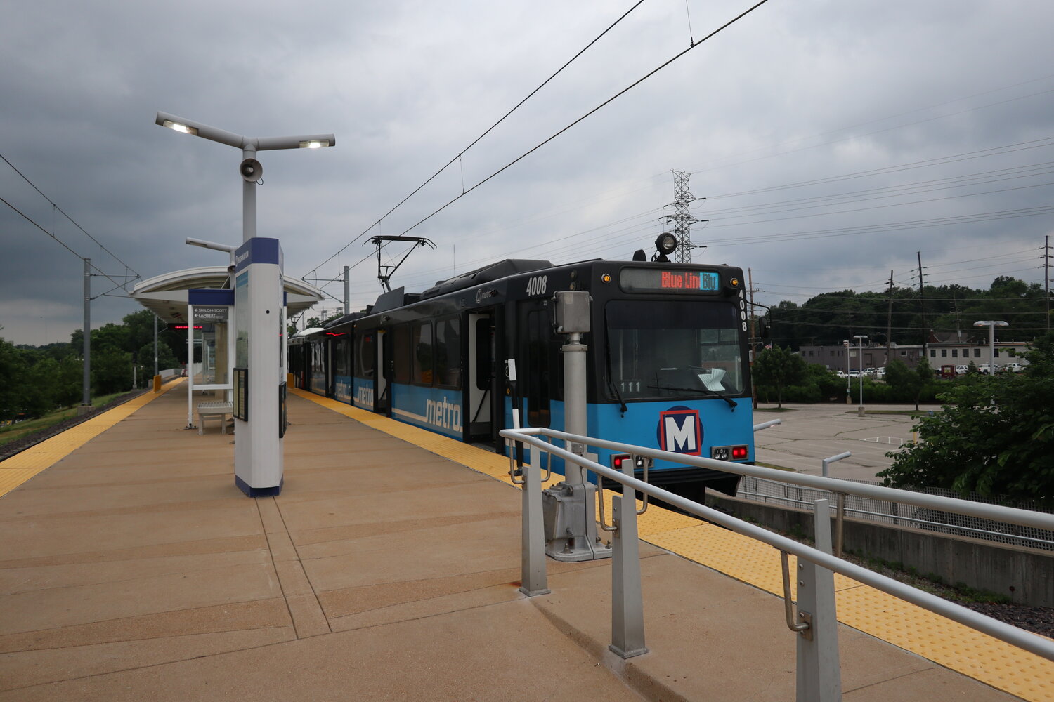 Blue Line@Shrewsbury-Lansdowne I-44 (2022年6月撮影)