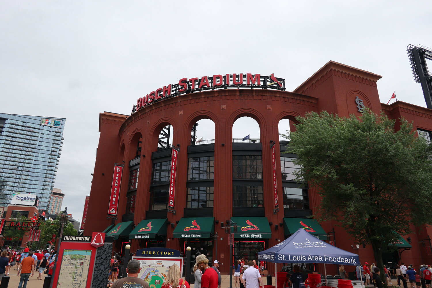 Busch Stadium (2022年6月撮影)