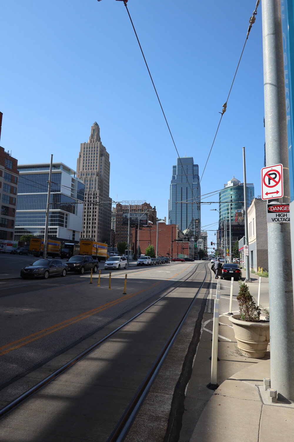 Kansas Cityのダウンタウン (2022年7月撮影)