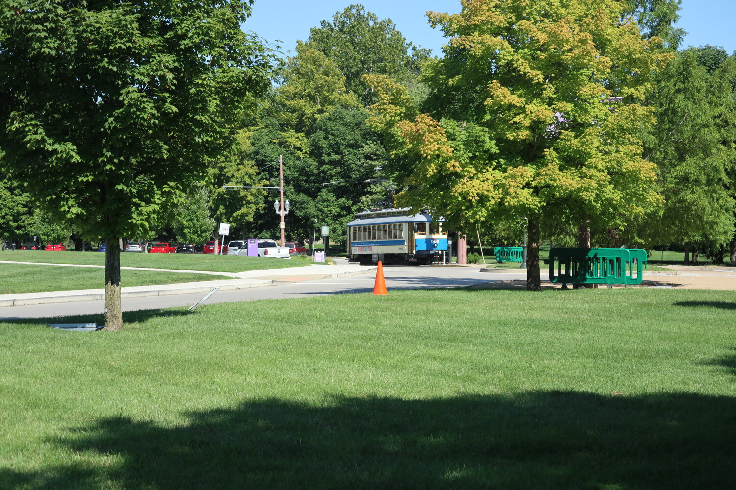 結局乗れなかったLoop Trolley@Forest Park (2022年8月撮影)